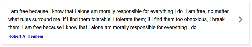 robert heinlien quote